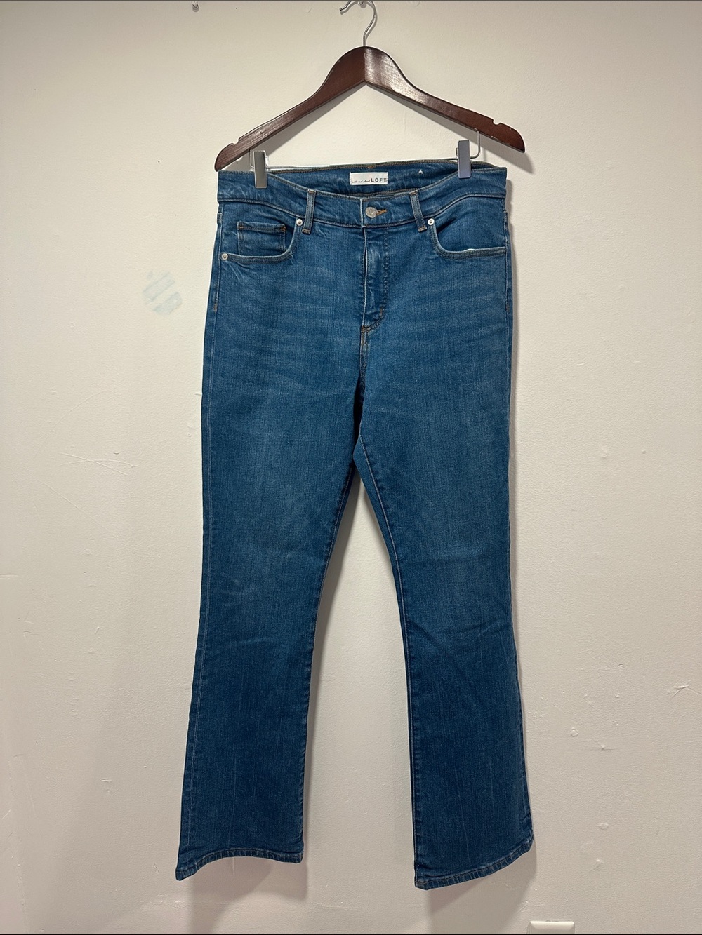 Women's Mid-Rise Straight Jeans - Blue